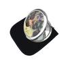 Bolsa de Cordón de Terciopelo Espejo Pequeños Accesorios Bolsa de Almacenamiento para Joyería Terciopelo de Felpa Negro Bolsa de Empaque con Logo Impreso