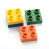 Juguetes de Bloques de Construcción de Partículas Grandes, Piezas Sueltas de Plástico, Componentes Básicos de Bloques de Construcción de Ladrillos, Herramientas Educativas al por Mayor