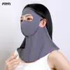 Máscara de Protección Solar Facial Completa Ruiya, Facekini para Mujeres, Anti-UV, Nueva Máscara Protectora Médica de Seda de Hielo con Protección Integrada para el Cuello