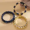 Pulsera Cuadrada de Resina con Degradado Transfronterizo Europea y Americana, Lujo Ligero, Sensación de Alta Gama, Joyería Moderna y Versátil con un Diseño Único