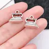 Accesorios de Joyería Vintage DIY Collares Pendientes Colgantes Tijeras de Aleación de Plata de Xizang Máquina de Coser Botones Regla Dijes