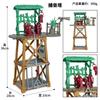 Juguete infantil simulación micro paisaje planta árbol frutal modelo paisaje árbol escena árbol arena mesa decoración animal modelo