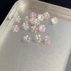 Suministro transfronterizo de circonita de color degradado de flor de cerezo cortada con diamantes sueltos para pendientes DIY y diamantes deslumbrantes para arte de uñas