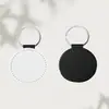 Frete Grátis Chaveiro de Transferência de Calor por Sublimação Couro PU Padrão Lichia Impressão Personalizada Padrão Personalizado Logotipo Pequeno Pingente