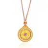Colar com Pingente Bússola Oito Tesouros Flor de Lótus em Prata Pura S999 para Mulheres, Novo Estilo Chinês Joias de Alto Padrão Estilo Nacional, Atacado de Fábrica