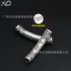 Prata Pura 999 Haste Argola Joia Tubo Curvo Acessórios DIY Tubo para Pulseira Pingente de Colar Pulseira de Tubo Curvo de Prata Acessórios