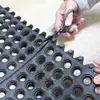 Venta directa de fábrica: Tapetes de goma autoblocantes, empalmables, cortables, libremente combinables y antideslizantes para uso en cocina y exteriores.