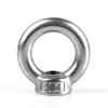Porca com olhal em aço inoxidável 304, tipo parafuso com olhal circular, porca de alta resistência M3 4 5 6 810 apertada manualmente