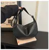 Nova bolsa de PU estilo coreano para mulheres, moderna e simples, bolsa de bolinho de alta qualidade e grande capacidade, bolsas de ombro no atacado