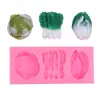 Múltiplos Tipos de Formas de Silicone de Frutas e Legumes para Brinquedos de Comida Realistas, Chocolate, Resina e Formas para Assar Bolo