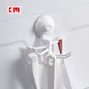 Km 5087 Gancho Doméstico Sem Marca, Gancho Rotativo de Galho, Gancho de Cozinha Impermeável Sem Marca, Prateleira de Armazenamento de Parede para Banheiro