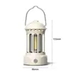 Linterna de Camping Retro Recargable Luz de Ambiente para Tienda de Campaña Iluminación Exterior Luz Colgante para Campamento Luz Cob para Campamento