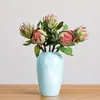Flor Artificial de Pequeno Galho Transfronteiriça Planta Pó de Gelo Pequena Flor Imperial Flor Falsa Decoração de Bonsai Buquê Floral de Casamento