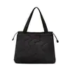 Bolso tote nuevo, simple y ligero, mullido, bolso de nylon acolchado para el trabajo, bolsa de viaje de gran capacidad, bolso de mano