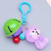 Bombilla de color tipo pinza de langosta de plástico accesorios para joyería diy botón de doble bucle llavero de muñeca hebilla de bolsa