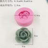 Una Variedad de Moldes de Silicona de Flores de Rosa Chocolate Fondant Horneado Herramientas de Molienda DIY Flor Aromaterapia Yeso Velas