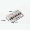 Bisagra Plana de Acero Inoxidable Td61304 Completa Engrosada Soldadura Mini Resorte Puerta Plegable Bisagra Pequeña Bisagra