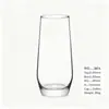 Vaso de vidrio de alta transparencia Jindalai para uso doméstico, vaso simple para agua, vaso para jugo, taza multifuncional para café, taza de lujo ligero estilo ins