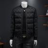 Chaqueta de plumón con cuello alto para hombre, nueva chaqueta de invierno de estación europea, informal, de moda, de talla grande, personalizada