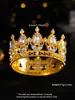 Corona de Cumpleaños Fiesta Transfronteriza Flor Pastel Vacaciones Corona Infantil Tiara Diamante de Gama Alta Redonda Corona Pequeña