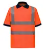 Camiseta Reflexiva com Lapela, Fabricante de Secagem Rápida, Entrega Direta na Obra, Vestuário Reflexivo, Roupas de Trabalho, Vestuário de Segurança para Tráfego Noturno