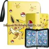 Livro de Cartas Pokemon de Venda Quente com 4 Compartimentos e 9 Compartimentos Conjunto Personalizado de Jogo Pokemon Livro de Cartas Binder de Animação Bolsa para Cartas