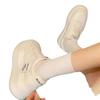 Zapatos blancos bajos versátiles de suela gruesa para mujer 2024 nuevo verano explosiones tenis diseño nicho para mujer zapatos de plataforma