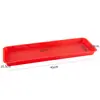 Bandeja de Plástico Rectangular Larga Base para Maceta de Suculentas Extra Grande Bandeja Rectangular para el Hogar Sala de Estar Bandeja de Agua