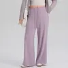 Calça Esportiva Solta para Gordinhas Calça de Yoga Casual Emagrecedora Cintura Alta Calça Longa de Perna Larga Treinamento de Pilates Verão Novo