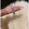 Anillo con forma de serpiente ~ Zirconio súper hada brillante Lujo accesible Diseño nicho Anillo para el dedo índice Anillo abierto ajustable