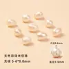 Perlas de agua dulce naturales de Zhuji, perlas casi redondas perforadas para bisutería DIY, materiales para pulseras y collares, perlas sueltas