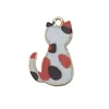 Llavero Colgante Lindo Gato Aleación Esmalte Impreso Cadena para Teléfono Pulsera DIY Collar Amuletos Materiales