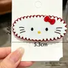Nuevo y lindo pasador de acrílico de KT para flequillo de verano, pinza de pato versátil para niñas, accesorio para el cabello de dibujos animados para niños