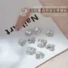 Estilo Similar al Libro Rojo Agua Hervida Apilada Diamante Brillante Caramelo de Roca Cuadrado Gordo Almohada Uña Postiza Acabada con Forma Diamante Bola Joyería