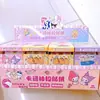 Nuevas pegatinas mixtas de dibujos animados para jalar, pegatinas adhesivas lindas para manualidades infantiles, pegatinas, juguetes, lote de tres yuanes