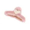 Peluche de Amor Coreano Accesorios para el Cabello de Otoño e Invierno Pinza para el Cabello Pinza de Pelo Pinza para la Parte Posterior de la Cabeza de Niña Pinza de Tiburón Grande Pinza para el Cabello