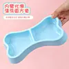 Hueso de Perro con Forma de Macarrón para Mascotas, Doble Tazón para Perros, Tazón para Mascotas, Tazón para Perros, Tazón para Gatos, Suministros para Mascotas
