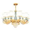 Novo Lustre Estilo Europeu 2024 Lâmpadas para Sala de Estar Atmosfera Casual Moderna de Luxo Casa Quarto Restaurante Lustre de Cristal