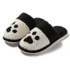 Pantuflas Peludas de Pata de Oso Suela Suave Interior Ligeras Transpirables Hogar Cuatro Estaciones Lino Pareja Hombres Mujeres Viaje Estilo Moderno
