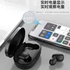 Fones de Ouvido Bluetooth Vendas Transfronteiriças E7Sa6Sy60 Sem Fio Duplo Mini Esportivo Display Digital Tws5.3 Verdadeiro Sem Fio