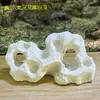 Piedra Wuding Piedra Absorbente de Agua Cerámica Permeable Rocalla Acuario Sumergible Decoración de Paisajismo Micro Paisaje Adornos para Bonsái