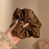 Goma para el pelo de estilo coreano, extragrande, de intestino de cerdo, con un toque de alta gama, cuerda para moño con lazo, accesorio para el pelo multicapa estilo perezoso