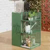 Estante de almacenamiento para herramientas de jardín de interior, estante de almacenamiento de hierro multicapa para exteriores, cesta organizadora y de almacenamiento para artículos varios de jardín en el balcón