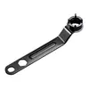 Nuevo modelo de llave para amoladora angular, llave de cuatro puntas engrosada, herramienta para desmontar y montar discos de lijado, llave de plato de presión para amoladora angular