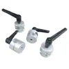 Abrazadera Fija de Eje Óptico Giratorio Multiángulo 360 Dedal Sensor Soporte Universal de Doble Agujero Conector de Sensor Fotoeléctrico