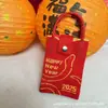 Bolsa Tejida para Teléfono Móvil Festival de Año Nuevo 2025 Serie Bendición de Año Nuevo Bolsa Cruzada Personalizada Versátil Bolsa con Sensación de Alta Gama
