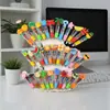 Série de praia mais vendida transfronteiriça tampa de caneta borracha macia PVC fruta do oceano figura decoração de ponta de caneta extensão tampa protetora