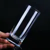 Copo de cerveja doméstico de vidro reto espessado simples transparente para sala de estar copo para beber suco chá verde com bolhas conjunto