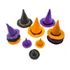 Halloween Mago sombrero de mago mini sombrero de mago COSPLAY sombrero de bruja hecho a mano accesorios para la cabeza