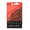 Mango Recto Broca Helicoidal Taladro Eléctrico Manual Juego de Herramientas para Metal Plástico 4241 Acero de Alta Velocidad Broca Helicoidal Negra